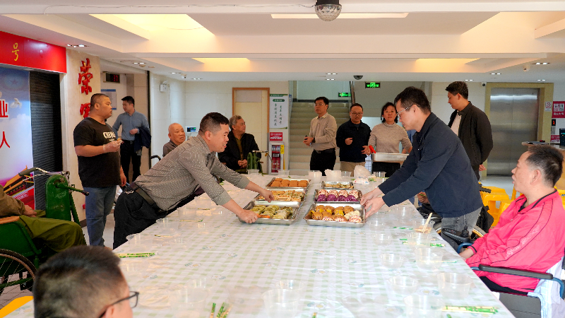 早餐新花样，幸福加满格——总务科（招采办）党支部与荣军党支部的美味探索之旅